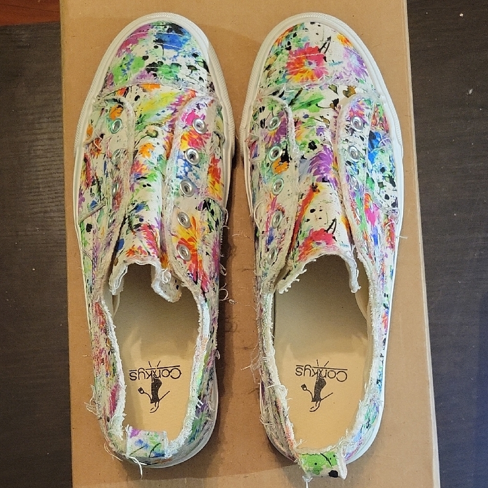 Corky Babalus Colorful Womens Sneakers Womens SZ 10 EUC - Picture 6 of 9